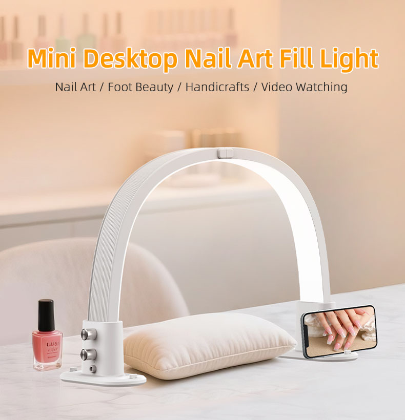 Led Moon Lamp - Mini yarım ay tırnak dolgu ışığı
