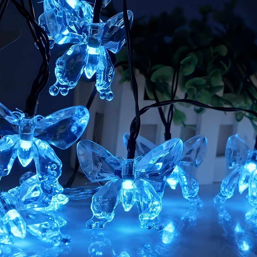 Outdoor Lighting Wedding Decor - Kristal Kelebek Dış Mekan Peri Işık