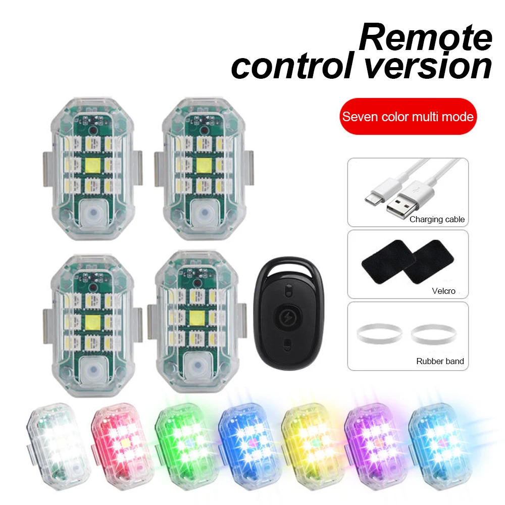 Touch Dimmer Lamp - Kablosuz Uzaktan Kumanda LED Uçak çakarlı