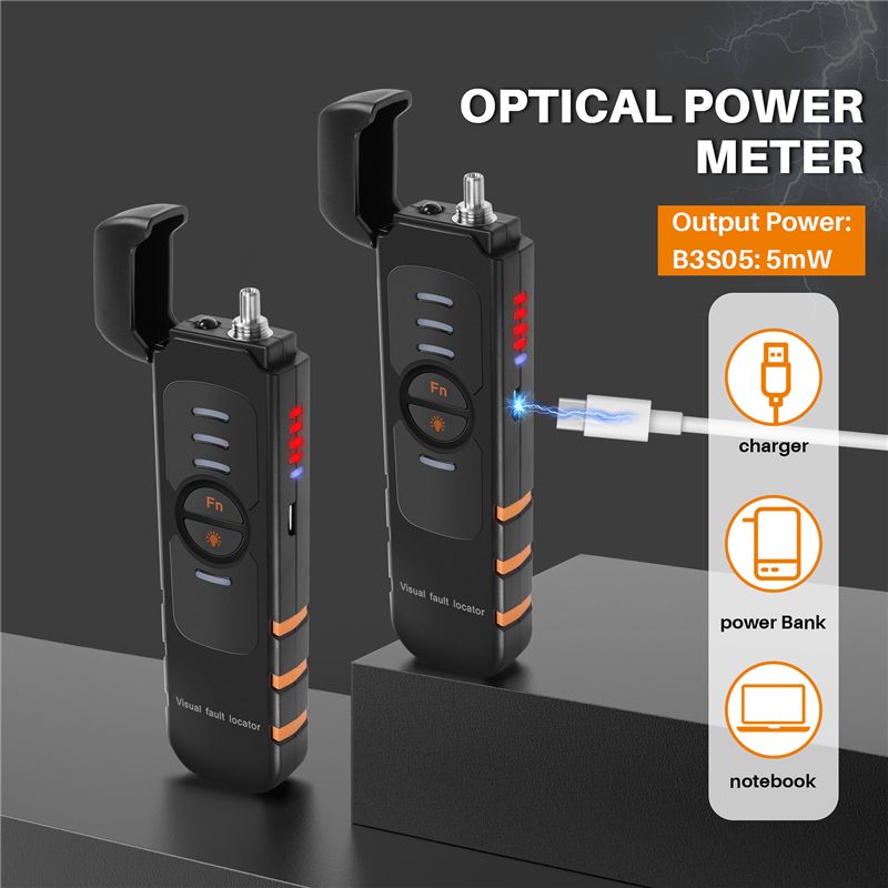 Lighting Visual - [NEWA08R】 Fiber Optik Test Cihazı Kalem