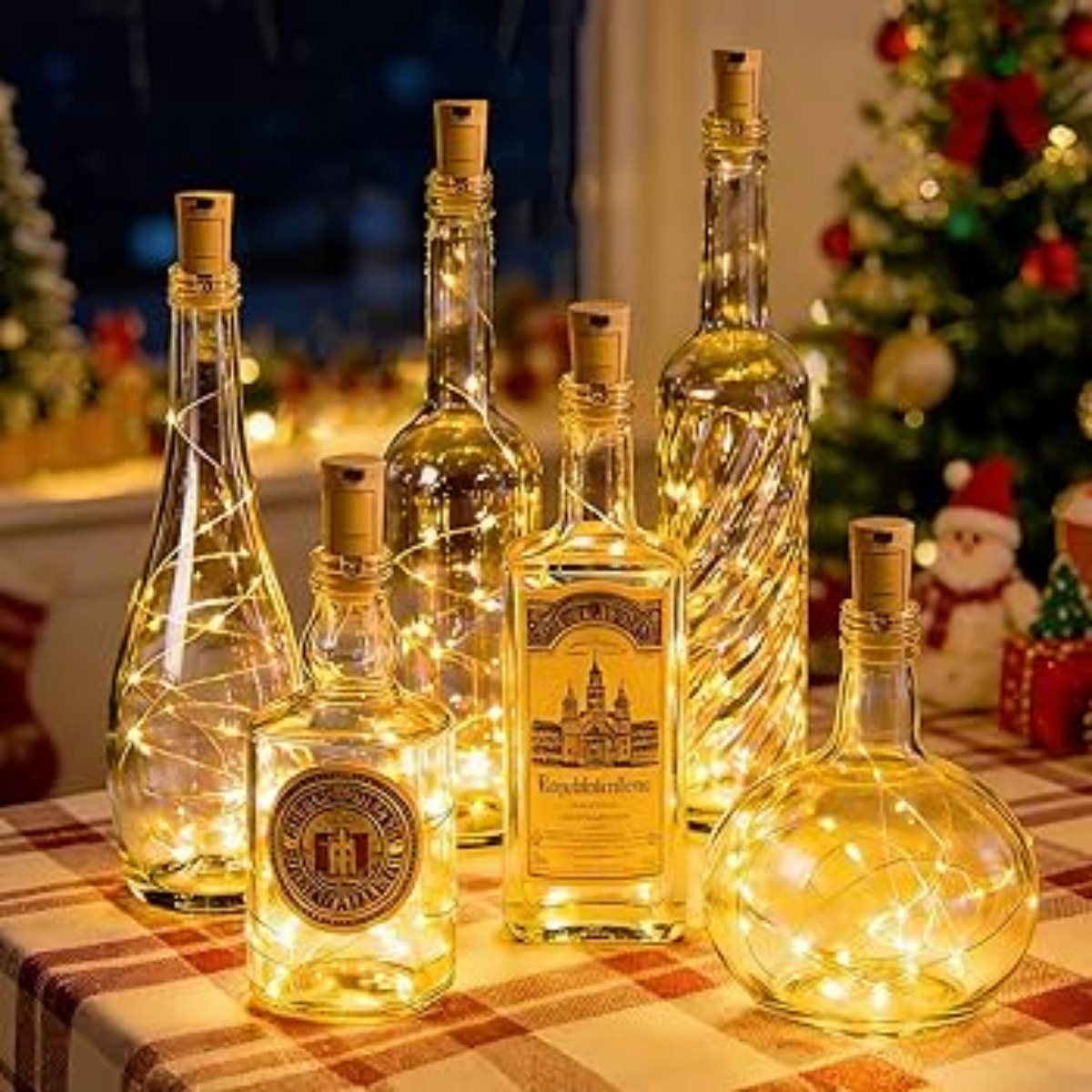 Decor Lighting Cork - 10/12'li Paket Mantarlı Şişe Işıkları 20