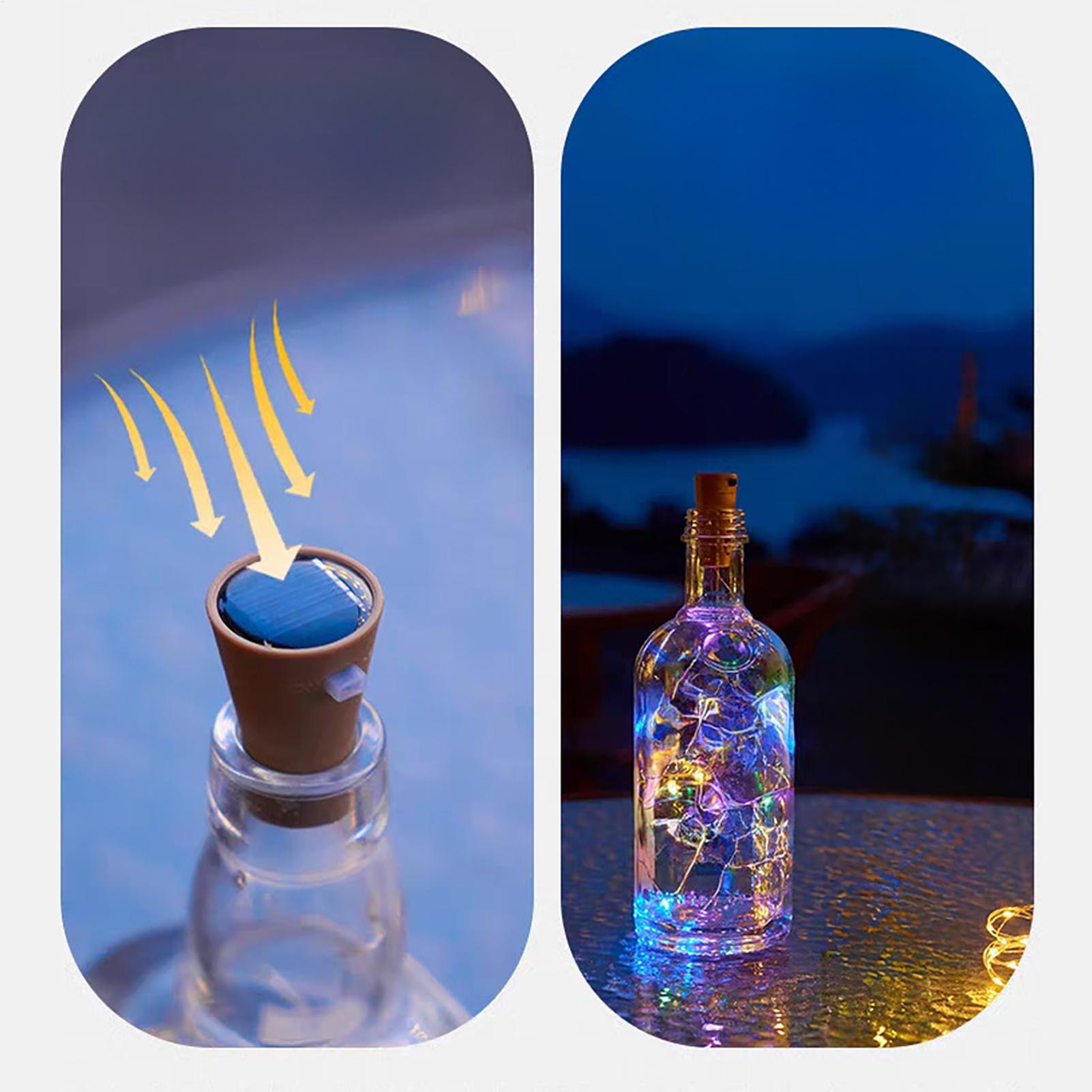 Decor Lighting Cork - Güneş enerjili şarap şişesi ışıkları 6
