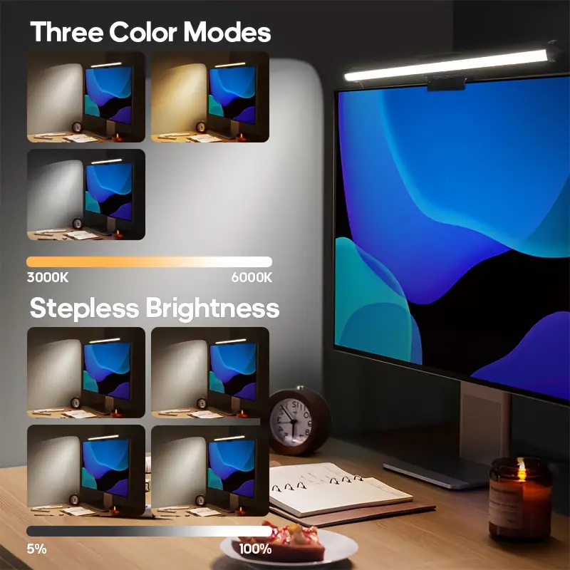 USB Güçlü LED Monitör Işık Çub - Touch Dimmer Lamp incelemesi ve fiyatı