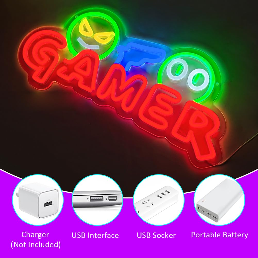 Oyuncu Neon Tabelası LED Duvar - Lighting Decor Wedding incelemesi ve fiyatı