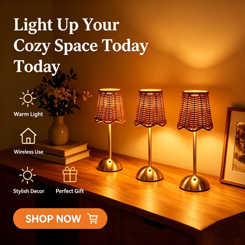 Bohem Dokuma Rattan Sanat Masa - Room Decor Lighting Lamp incelemesi ve fiyatı