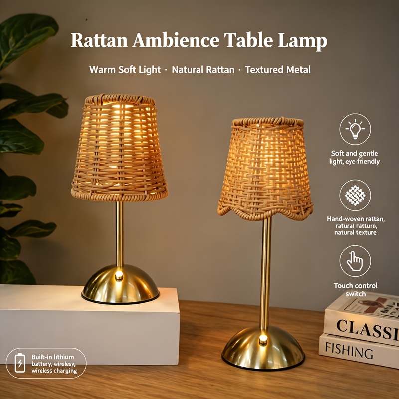 Bohem Dokuma Rattan Sanat Masa - Room Decor Lighting Lamp incelemesi ve fiyatı