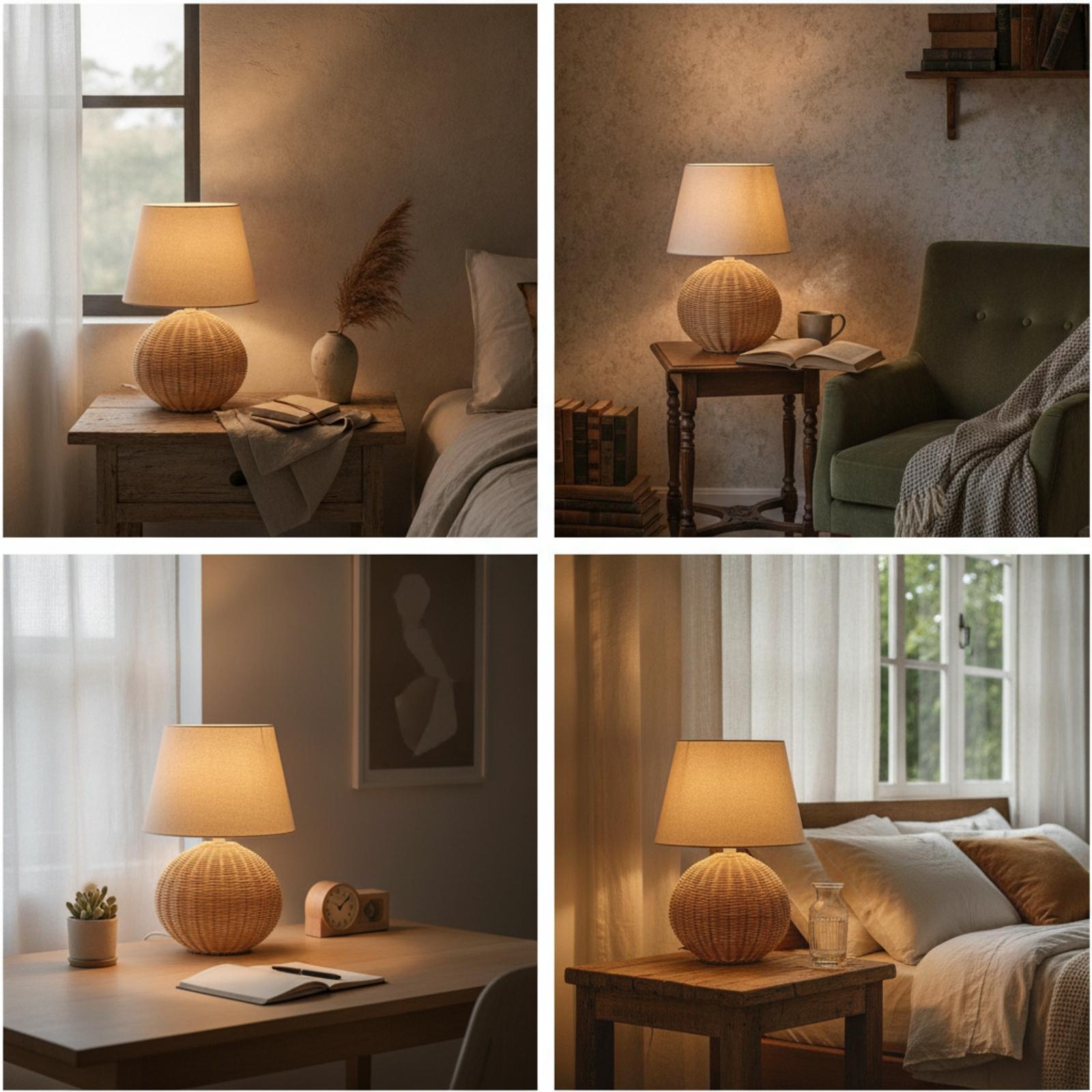 Yatak Başı Lambası Rattan Taba - Lightings Decoration incelemesi ve fiyatı