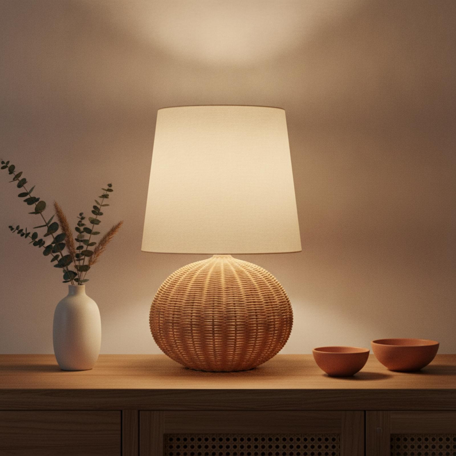 Yatak Başı Lambası Rattan Taba - Lightings Decoration incelemesi ve fiyatı