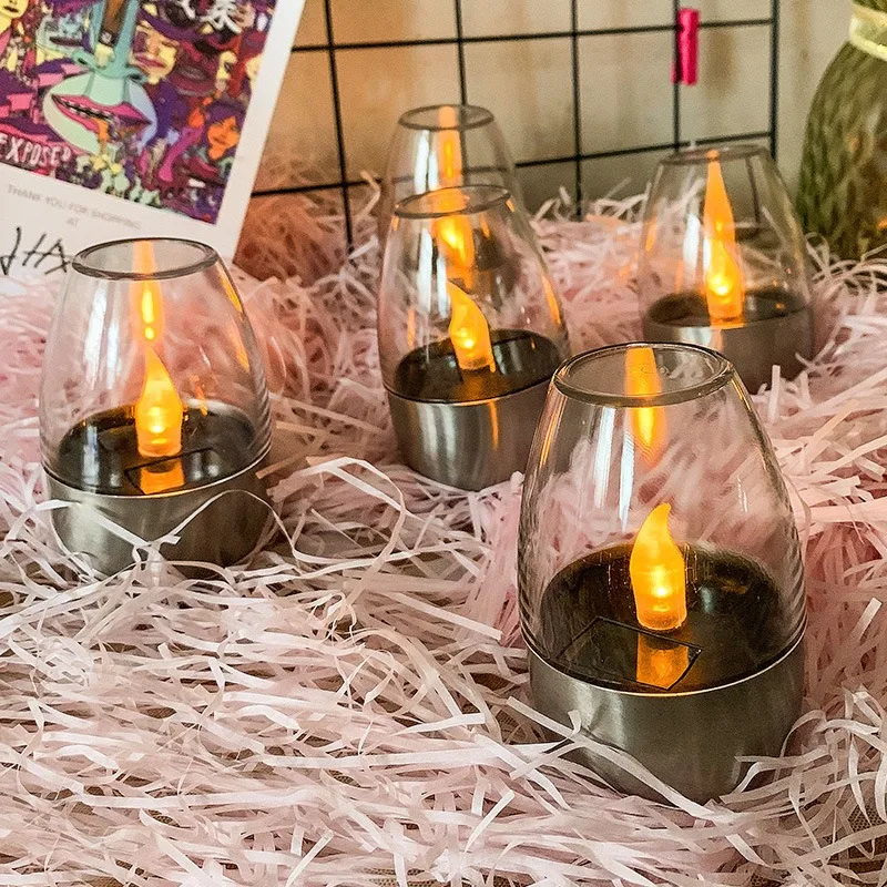 Güneş Enerjili Alevsiz Mumlar  - Outdoor Lighting Wedding Decor incelemesi ve fiyatı