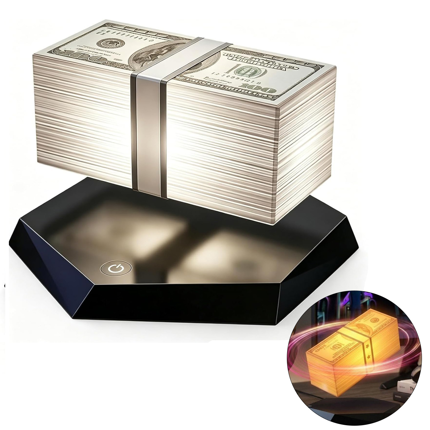 Manyetik Levitasyon Oyunu Para - Led Moon Lamp incelemesi ve fiyatı