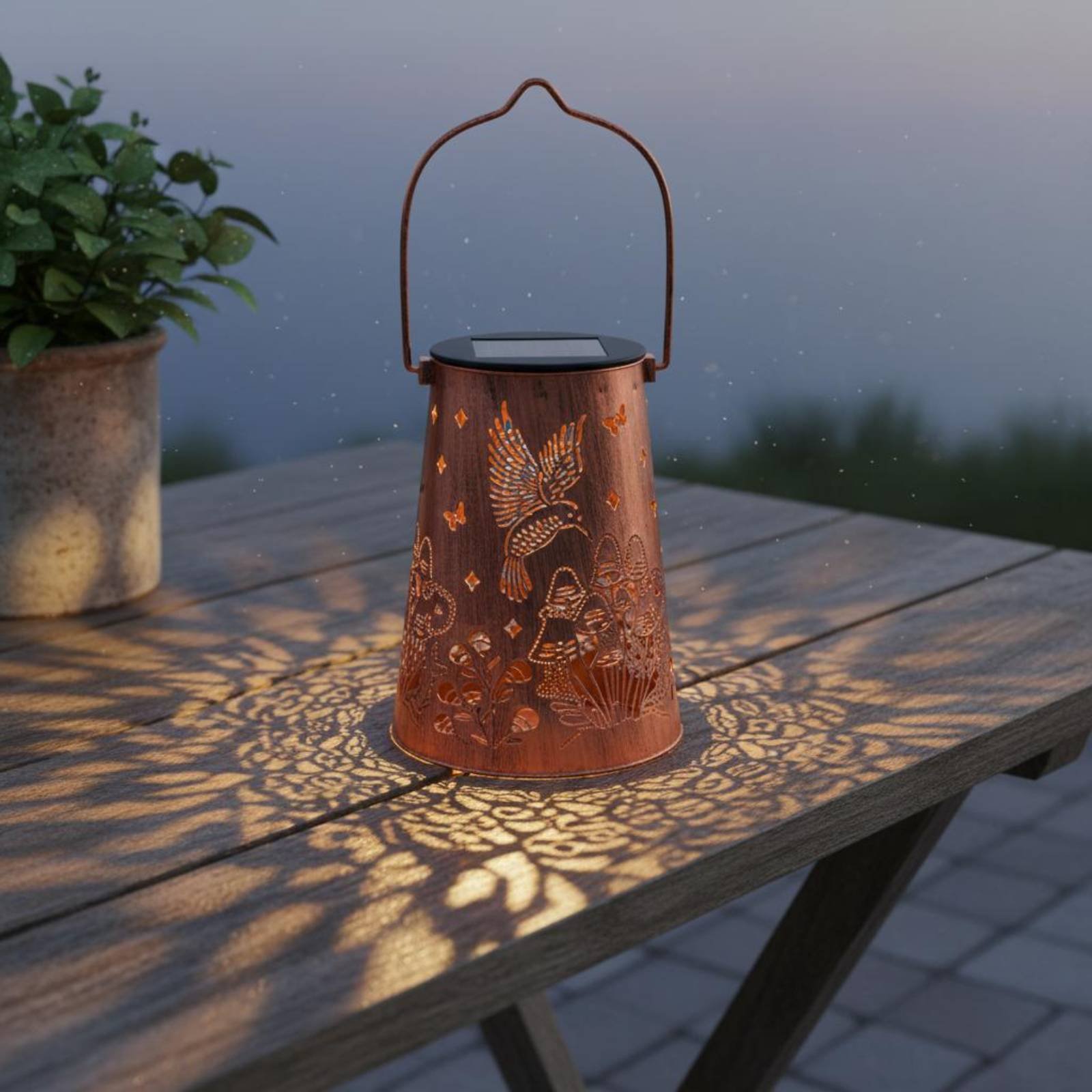 Çiçek Bahçesi Fener Desenli Ba - Lighting Decoration Outdoor incelemesi ve fiyatı