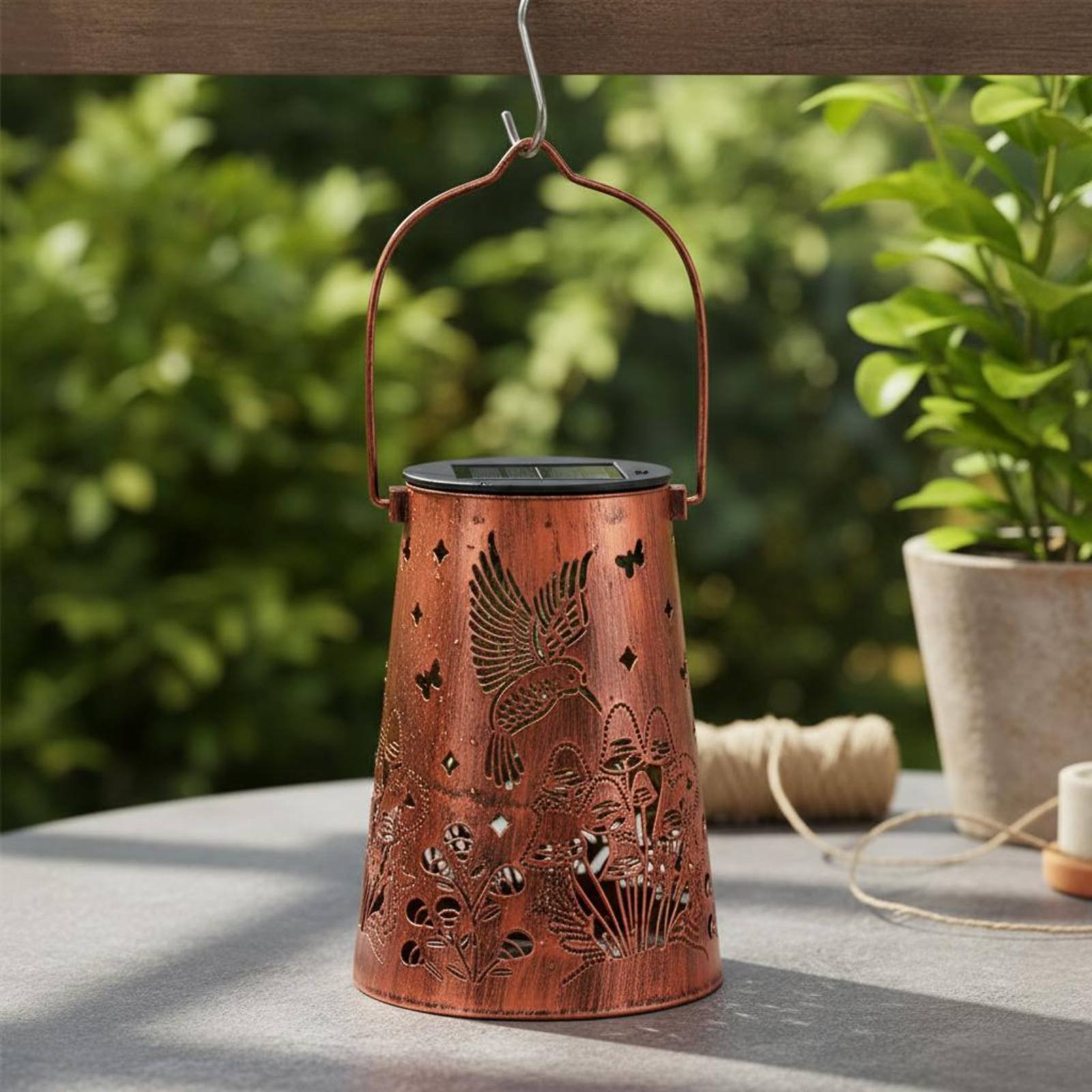 Çiçek Bahçesi Fener Desenli Ba - Lighting Decoration Outdoor incelemesi ve fiyatı
