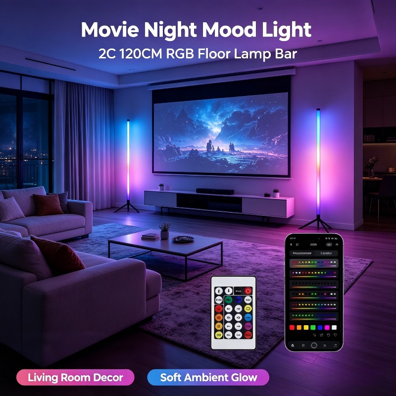 2'li Paket RGB LED Köşe Lambas - Decor Lighting Floor Lamps incelemesi ve fiyatı