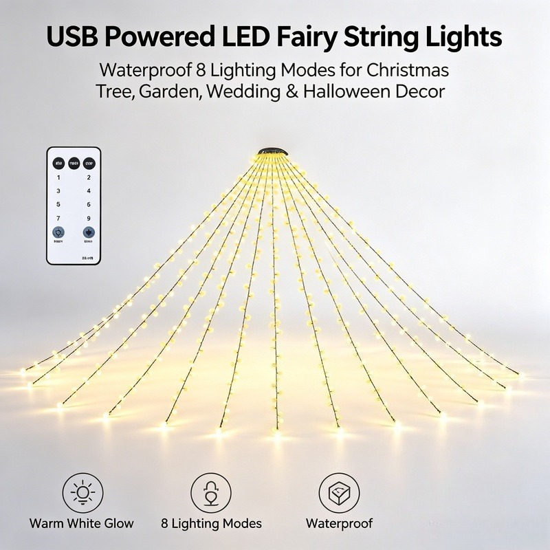 USB LED Peri Işık Dizileri, Ba - Lighting Decor Wedding incelemesi ve fiyatı