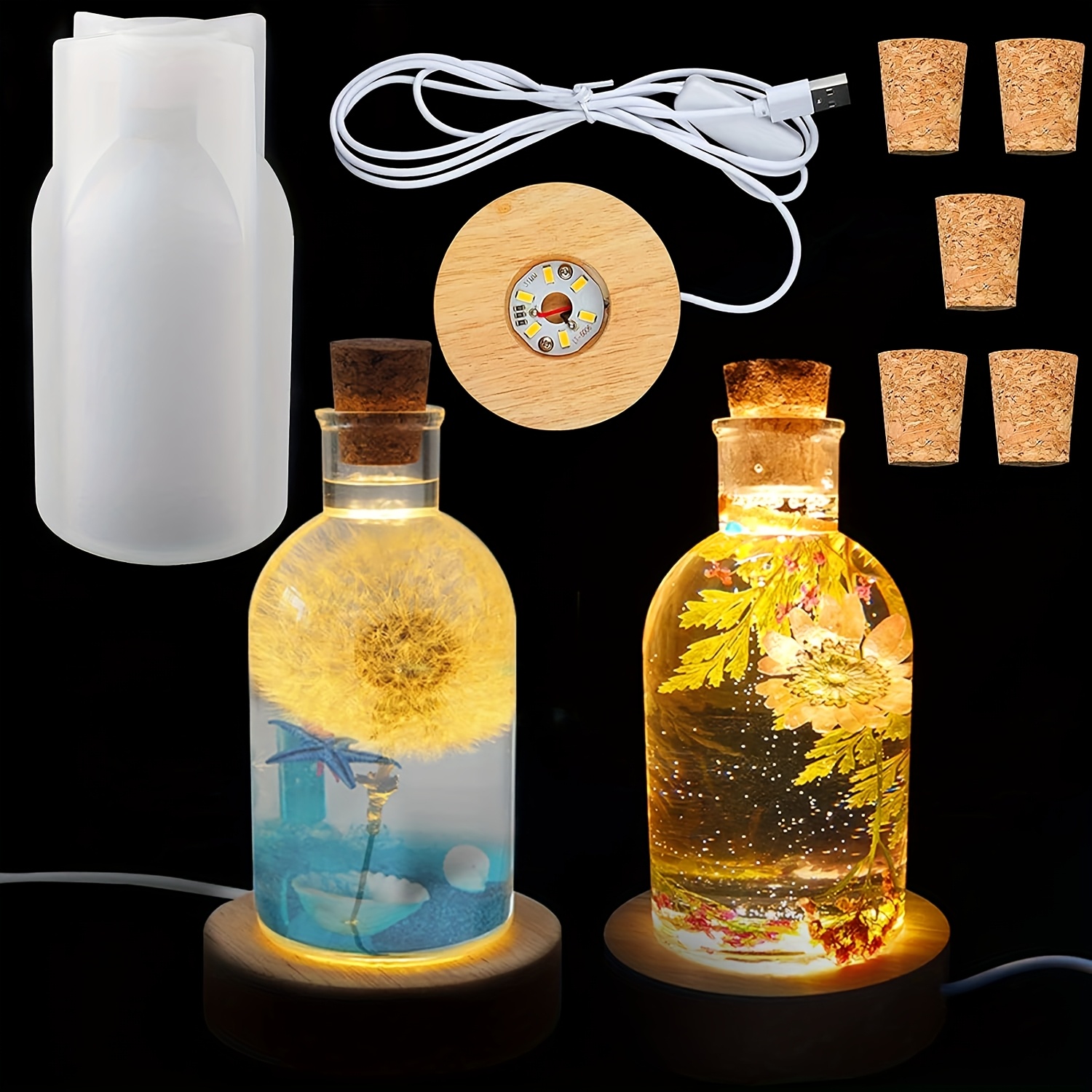 Drift Bottle Işıklı Reçine Kal - Decor Lighting Cork incelemesi ve fiyatı