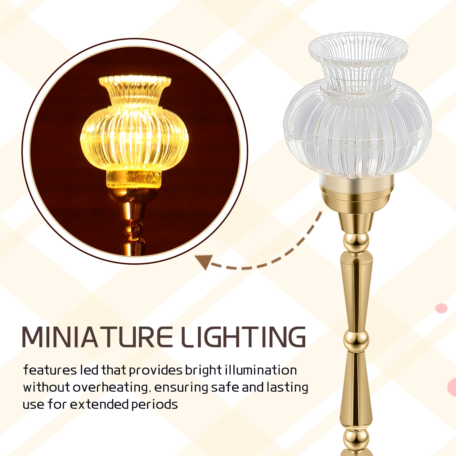 1:12 Ölçekli Minyatür Evler İç - Decor Lighting Floor Lamps incelemesi ve fiyatı