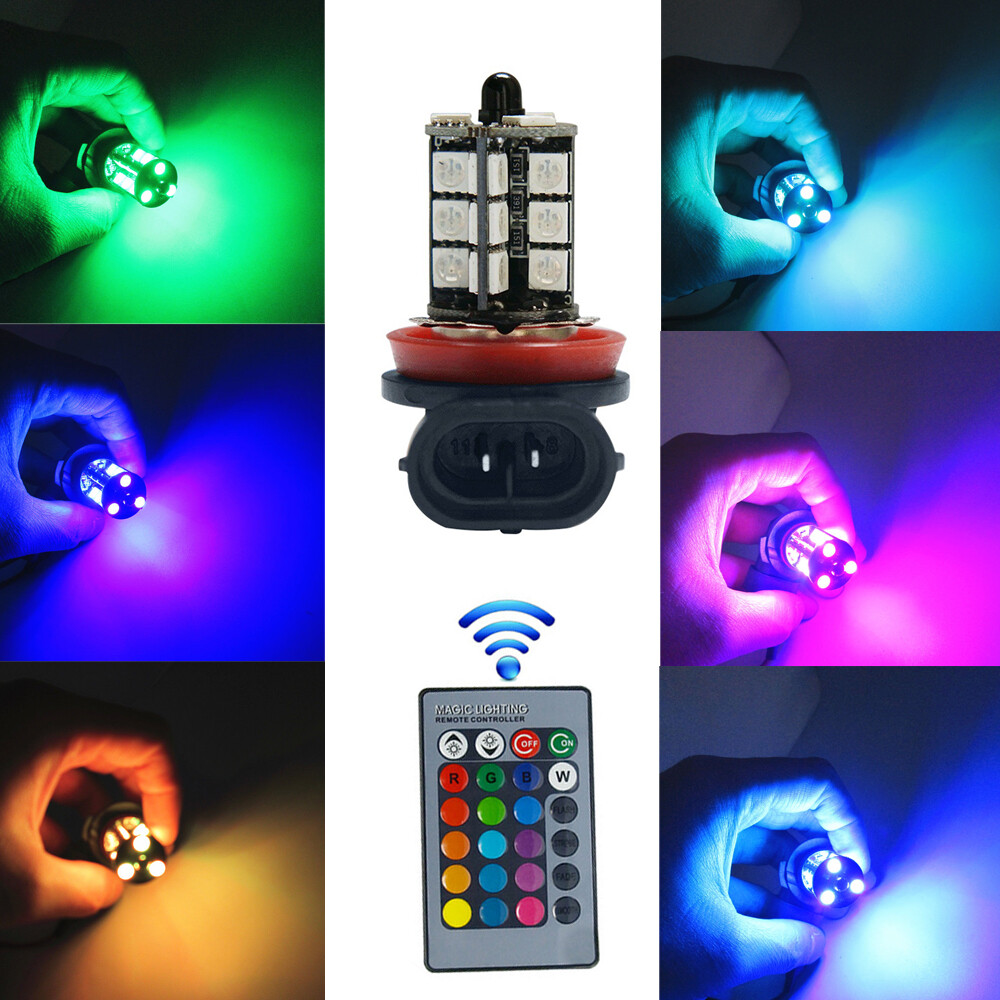 2x RGB H11 H9 H8 5050 27SMD Ar - Touch Dimmer Lamp incelemesi ve fiyatı