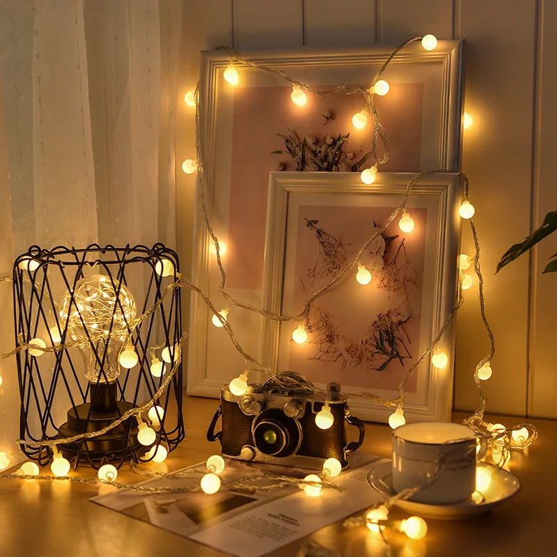 10M USB/pil gücü topu LED dize - Outdoor Lighting Wedding Decor incelemesi ve fiyatı