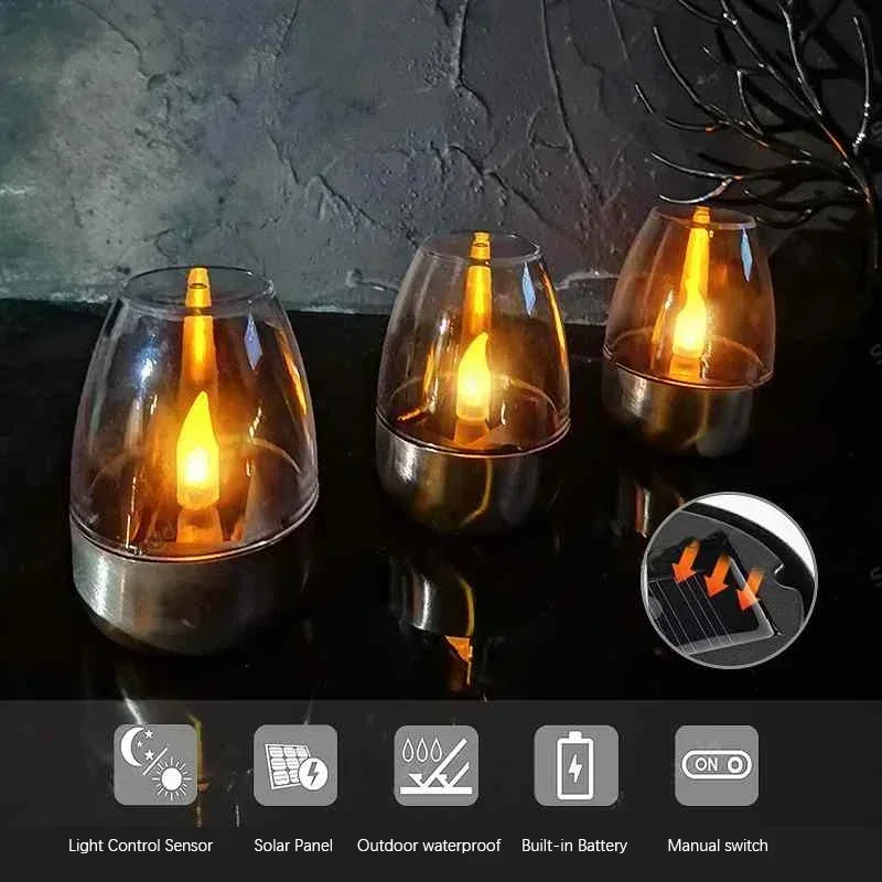Mumlar Işık LED Güneş Alevsiz  - Outdoor Lighting Wedding Decor incelemesi ve fiyatı