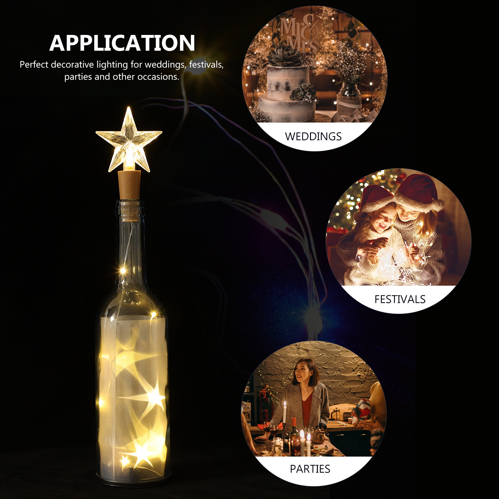 2 Adet Şişe Mantarı Şeklinde L - Decor Lighting Cork incelemesi ve fiyatı