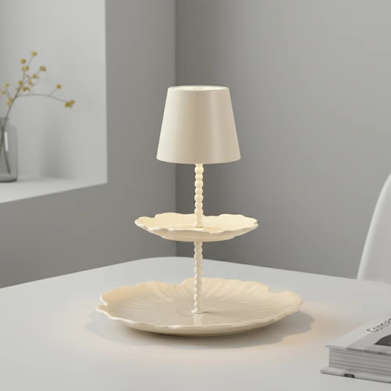 Panel Masa Lambası Krem Beyaz  - Touch Dimmer Lamp incelemesi ve fiyatı
