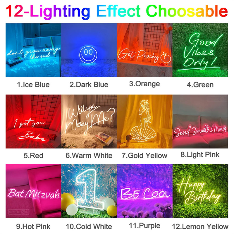 Özel Tasarım LED Neon Tabelala - Lighting Decor Wedding incelemesi ve fiyatı