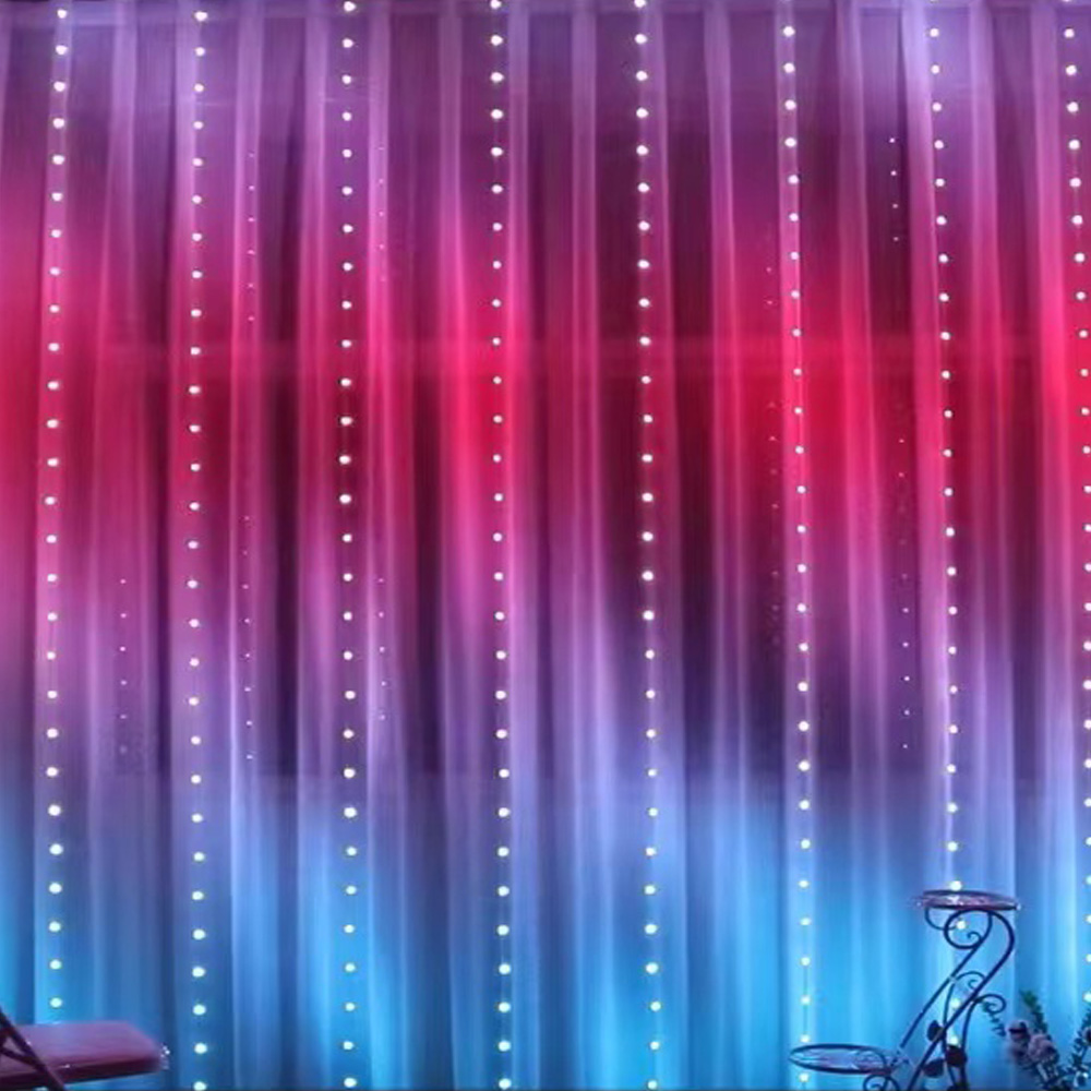 3 M RGB Akıllı LED Perde Işıkl - Lighting Decor Wedding incelemesi ve fiyatı